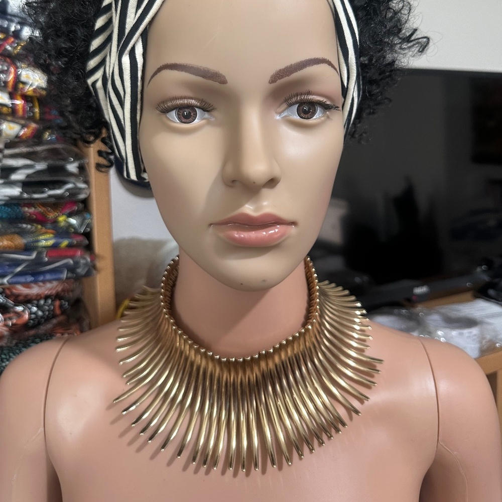 Gold plated Choker Necklace